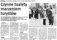 Czynne toalety marzeniem turystów